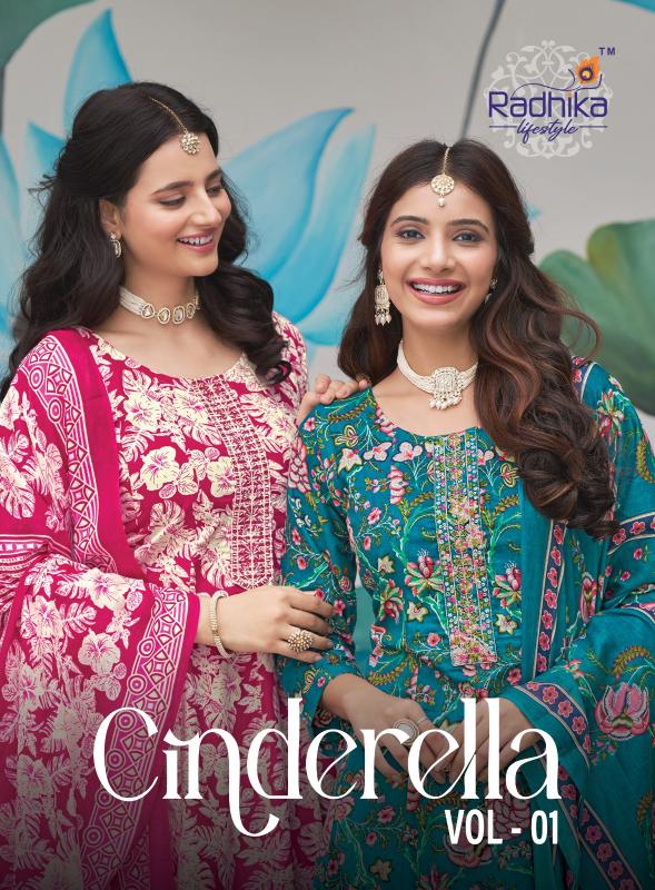 Radhika Lifestyle Cindrella vol 1 catalog ladies cotton kurtis manufacturers in india