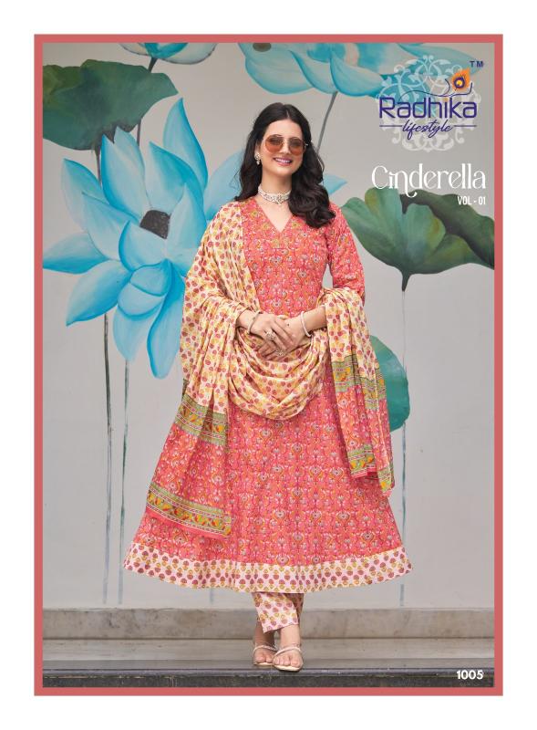 Radhika Lifestyle Cindrella vol 1 catalog ladies cotton kurtis manufacturers in india