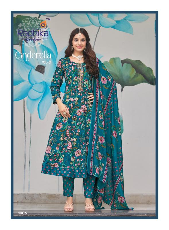Radhika Lifestyle Cindrella vol 1 catalog ladies cotton kurtis manufacturers in india