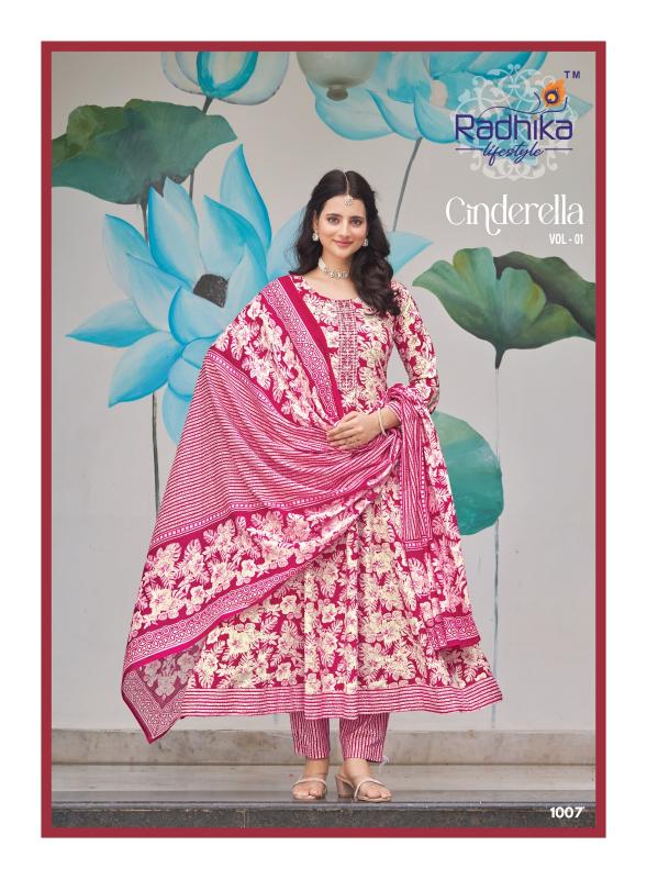 Radhika Lifestyle Cindrella vol 1 catalog ladies cotton kurtis manufacturers in india