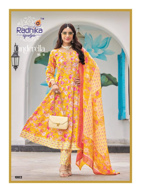Radhika Lifestyle Cindrella vol 1 catalog ladies cotton kurtis manufacturers in india