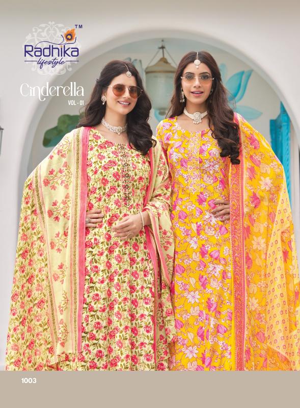 Radhika Lifestyle Cindrella vol 1 catalog ladies cotton kurtis manufacturers in india