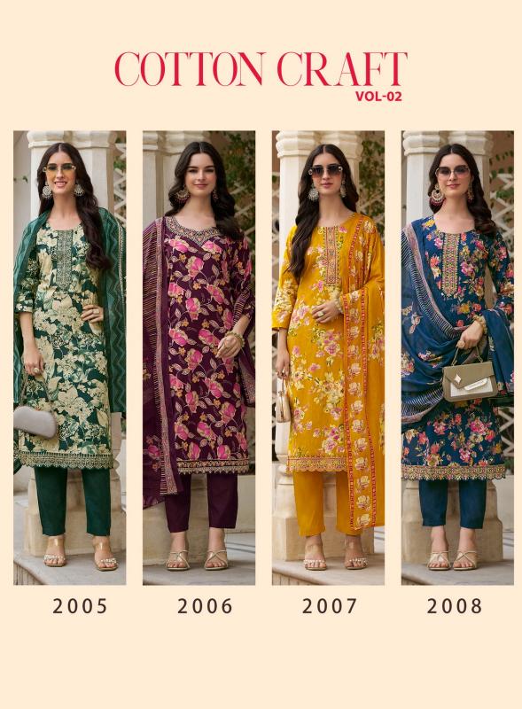 Radhika Lifestyle Cotton Craft Vol 2 catalog ebay indian designer cotton kurti