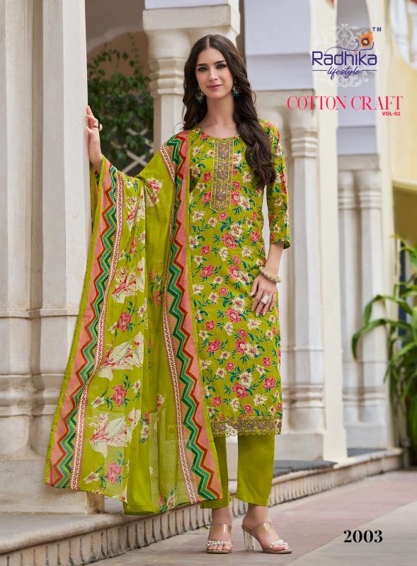 Radhika Lifestyle Cotton Craft Vol 2 catalog ebay indian designer cotton kurti