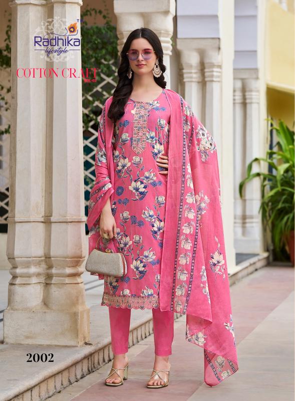 Radhika Lifestyle Cotton Craft Vol 2 catalog ebay indian designer cotton kurti