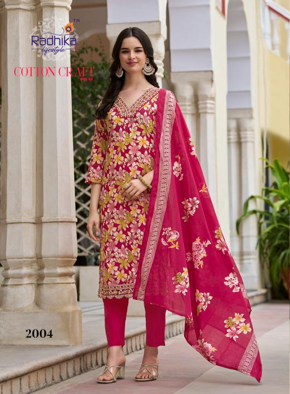 Radhika Lifestyle Cotton Craft Vol 2 catalog ebay indian designer cotton kurti