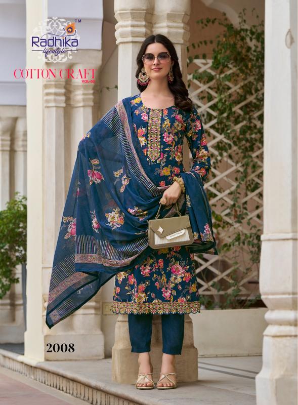 Radhika Lifestyle Cotton Craft Vol 2 catalog ebay indian designer cotton kurti