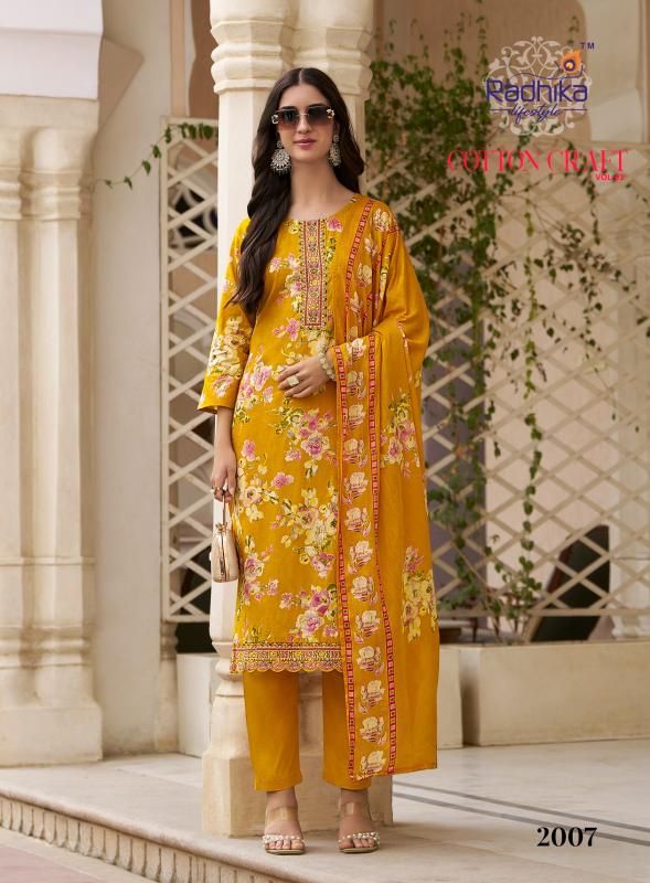 Radhika Lifestyle Cotton Craft Vol 2 catalog ebay indian designer cotton kurti