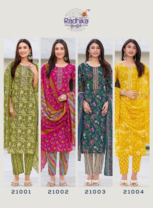 Radhika Lifestyle Cotton Kudi Vol 21 catalog indian cotton kurtis online