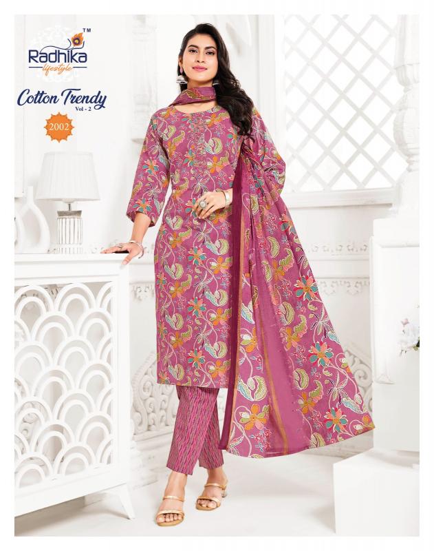Radhika Lifestyle Cotton Trendy vol 2 catalog buy online cotton kurtis in india