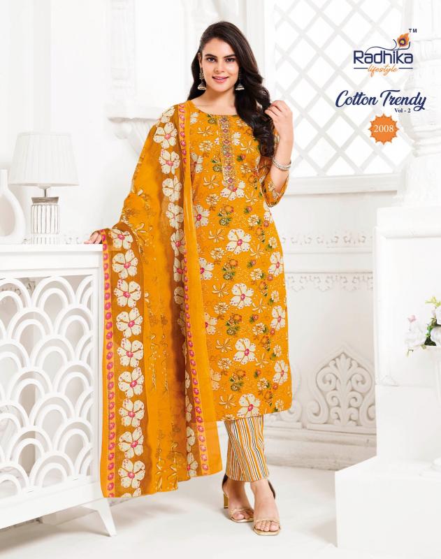 Radhika Lifestyle Cotton Trendy vol 2 catalog buy online cotton kurtis in india