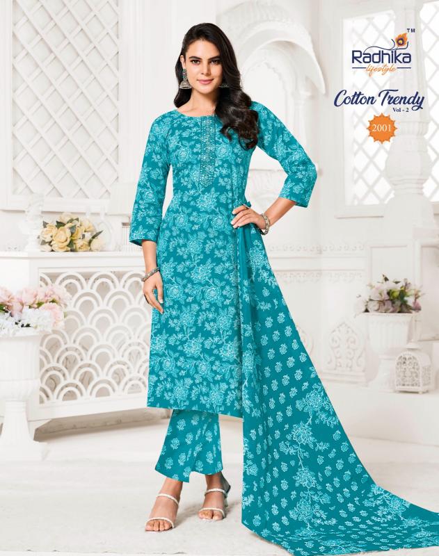 Radhika Lifestyle Cotton Trendy vol 2 catalog buy online cotton kurtis in india