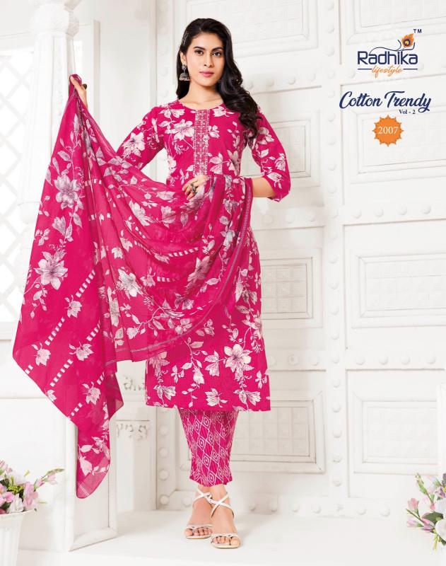 Radhika Lifestyle Cotton Trendy vol 2 catalog buy online cotton kurtis in india