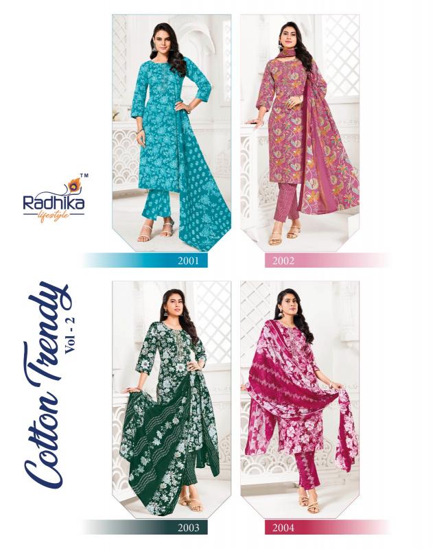 Radhika Lifestyle Cotton Trendy vol 2 catalog buy online cotton kurtis in india