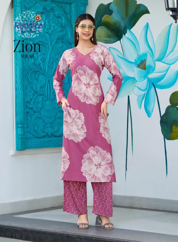 Radhika Lifestyle Zion vol 1 catalog modest co ord set for women 