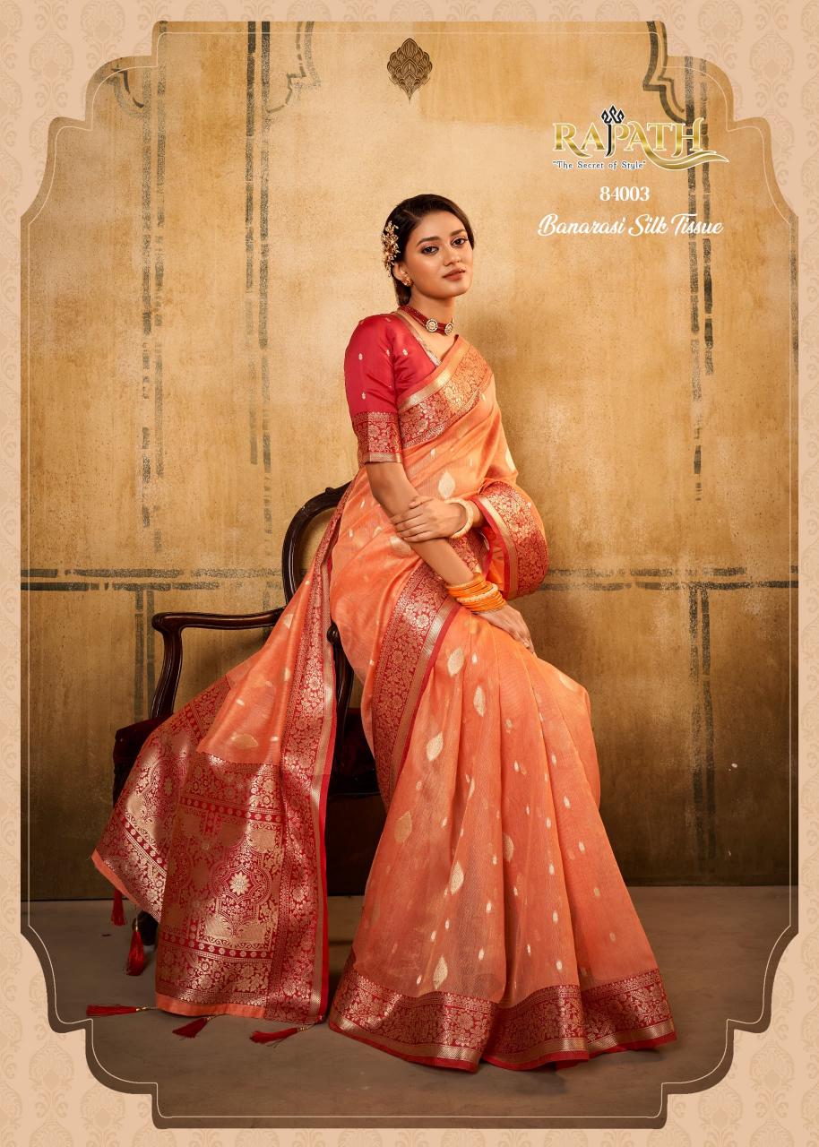 Rajpath Petals Banarasi bridal sarees surat catalog