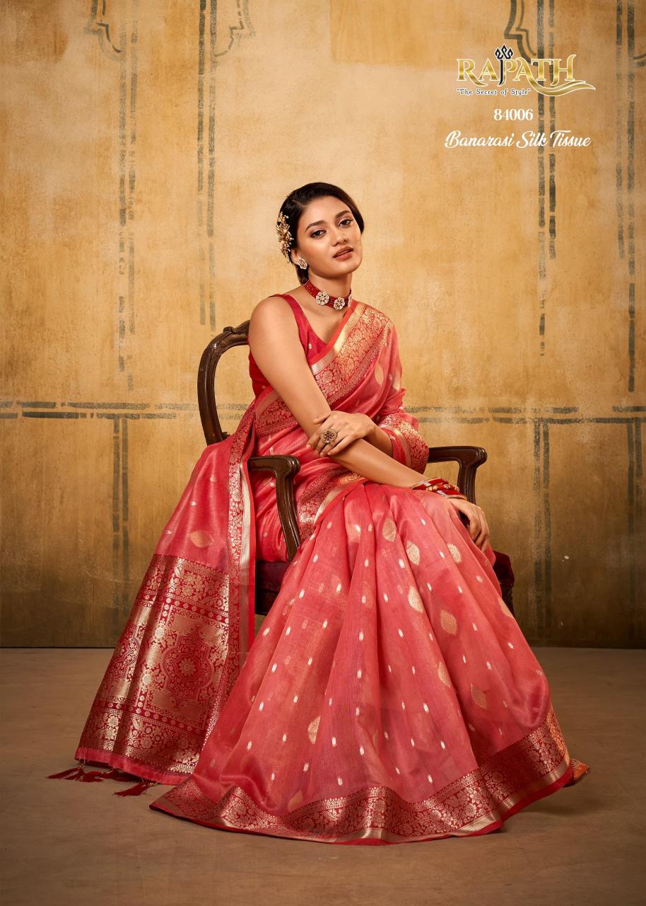 Rajpath Petals Banarasi bridal sarees surat catalog