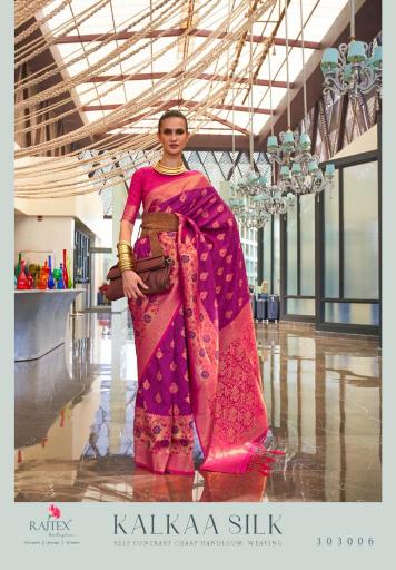 Rajtex Kalkaa Silk catalog handloom saree surat