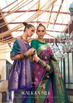 Rajtex Kalkaa Silk catalog handloom saree surat