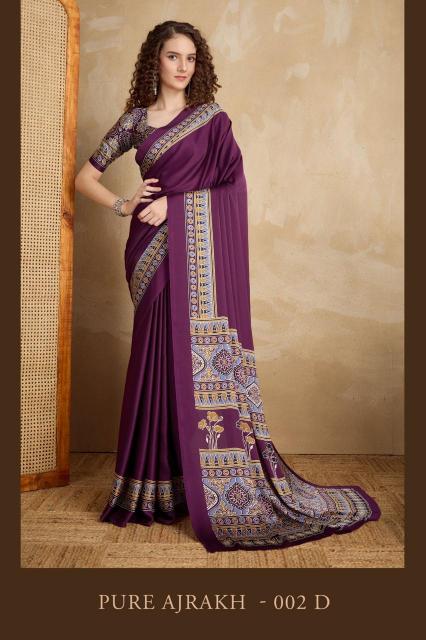 Rajtex Pure Ajrakh Vol 2 catalog surat ki saree factory