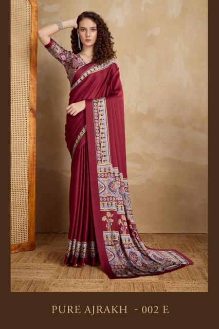 Rajtex Pure Ajrakh Vol 2 catalog surat ki saree factory
