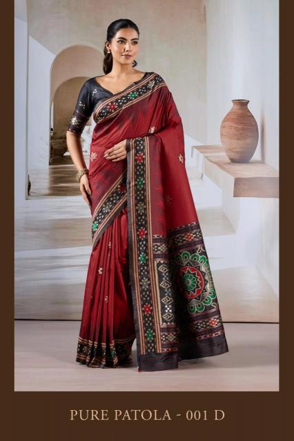 Rajtex Pure Patola catalog surat silk saree manufacturer
