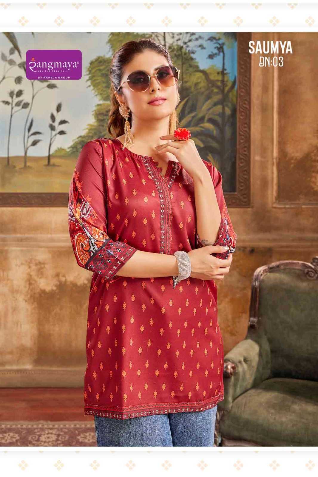 Rangmaya Saumya catalog indian fashion kurtis tunics