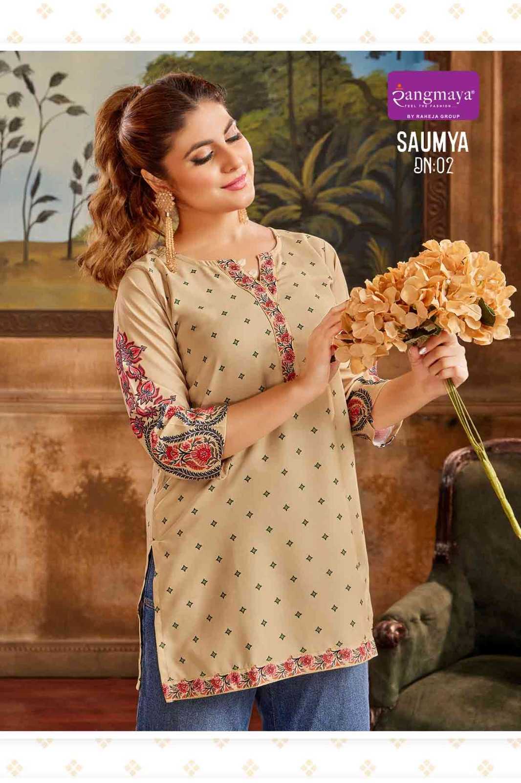 Rangmaya Saumya catalog indian fashion kurtis tunics