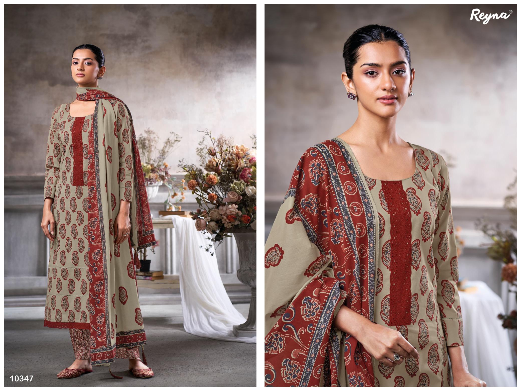 Reyna Ojjas catalog best salwar kameez material in surat