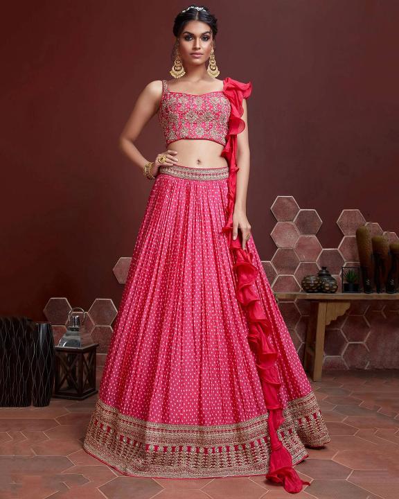 Sabella 101 Pink catalog designer lehenga choli online india