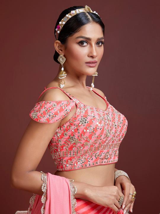 Sabella 107 Pink catalog cheapest lehenga market in india