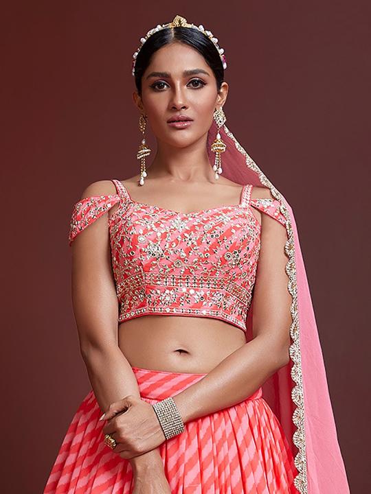 Sabella 107 Pink catalog cheapest lehenga market in india
