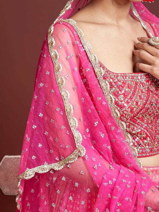 Sabella 108 Pink catalog designer lehenga india
