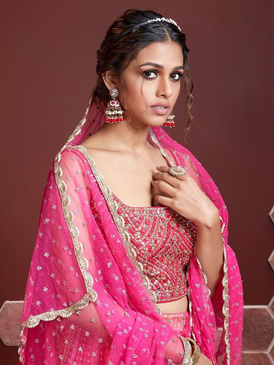 Sabella 108 Pink catalog designer lehenga india