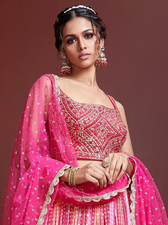 Sabella 108 Pink catalog designer lehenga india