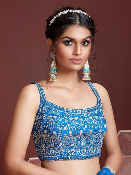 Sabella 109 SkyBlue catalog ethnic lehengas online india