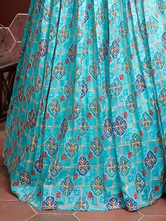 Sabella 109 SkyBlue catalog ethnic lehengas online india