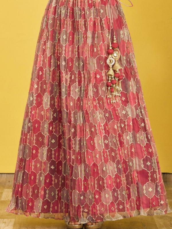 Sabella 111 Maroon catalog hsn code for lehenga choli in india