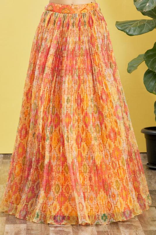 Sabella 121 Yellow catalog lehenga choli india price