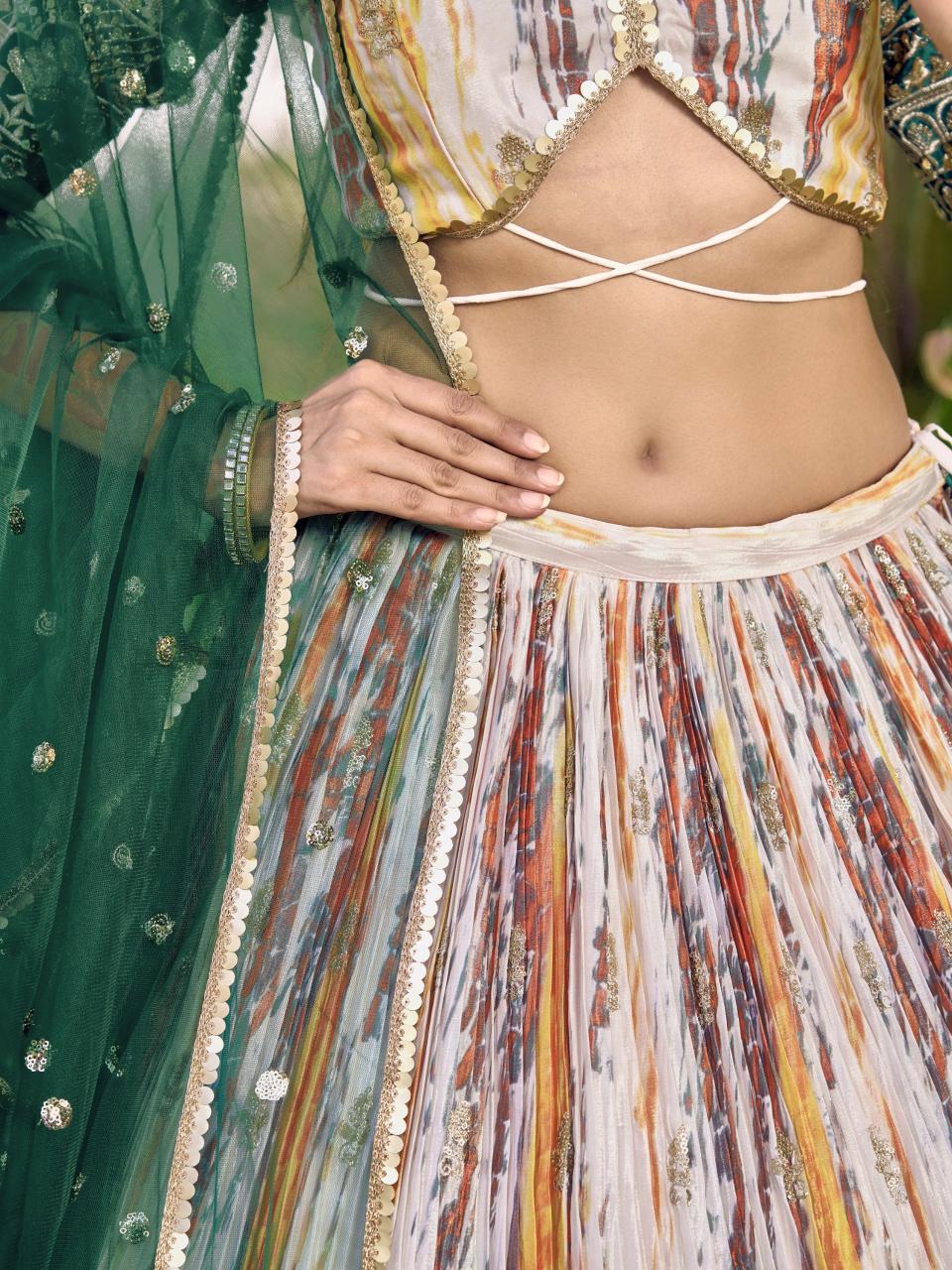 Sabella 5051 Green catalog cheap lehenga online india