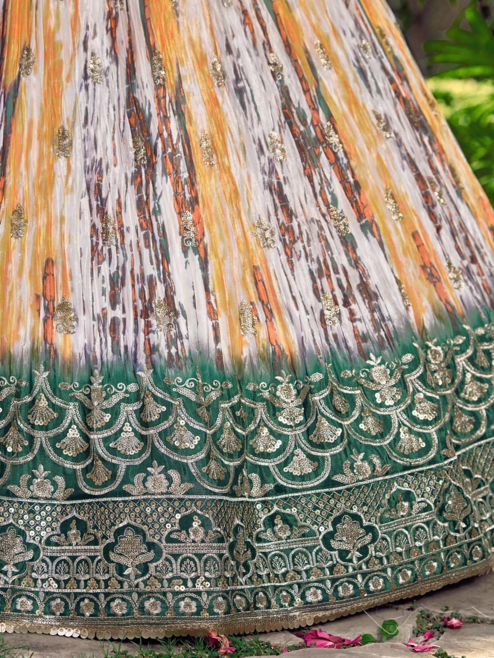 Sabella 5051 Green catalog cheap lehenga online india