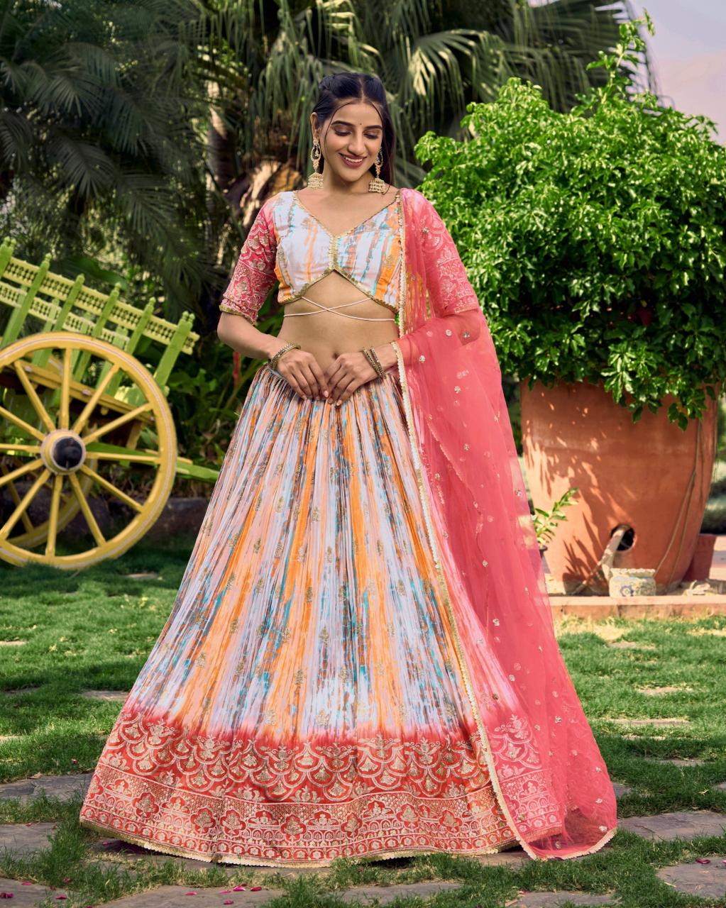 Sabella 5051 Pink catalog india lehenga choli