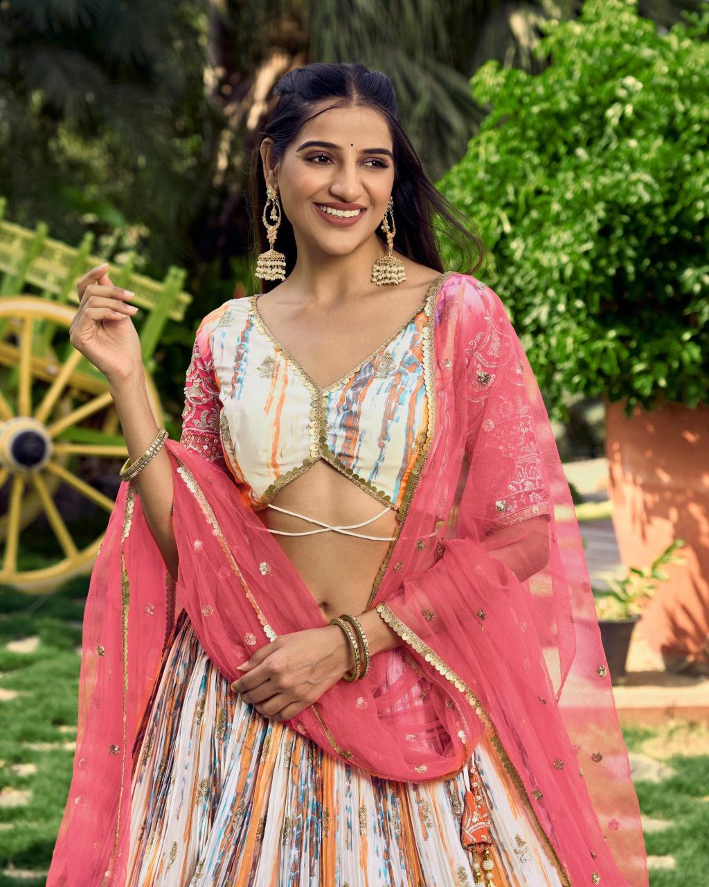 Sabella 5051 Pink catalog india lehenga choli