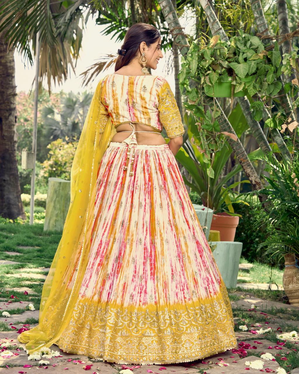 Sabella 5051 Yellow catalog lehenga online india
