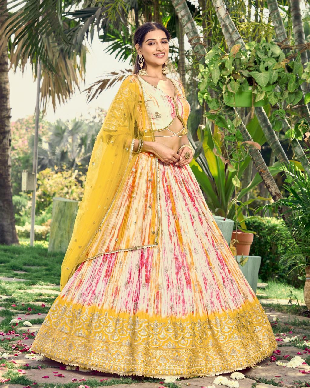 Sabella 5051 Yellow catalog lehenga online india
