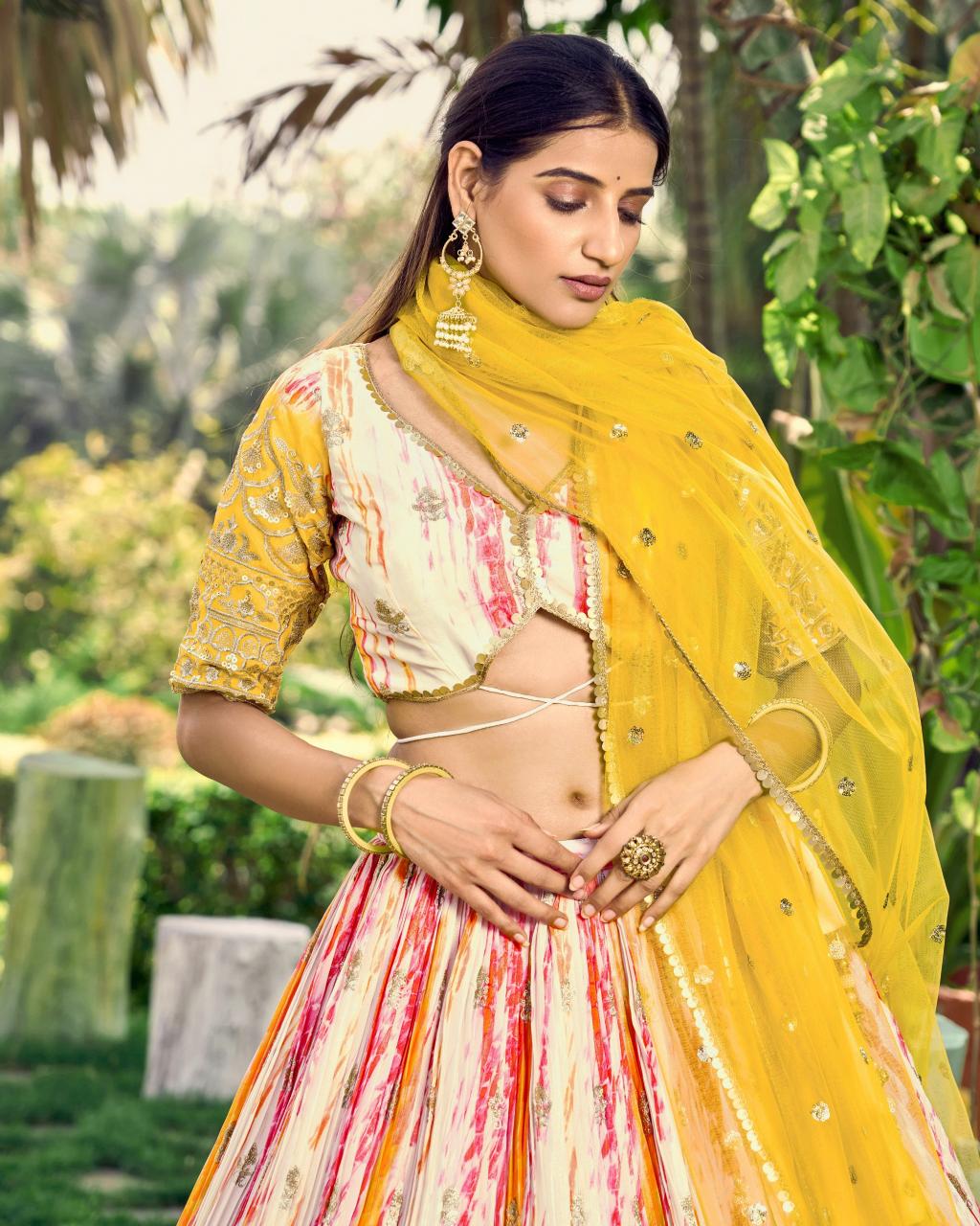 Sabella 5051 Yellow catalog lehenga online india