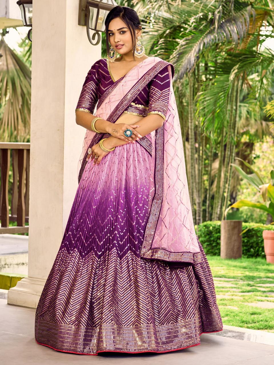 Sabella 5057 Purple catalog lehenga in india online