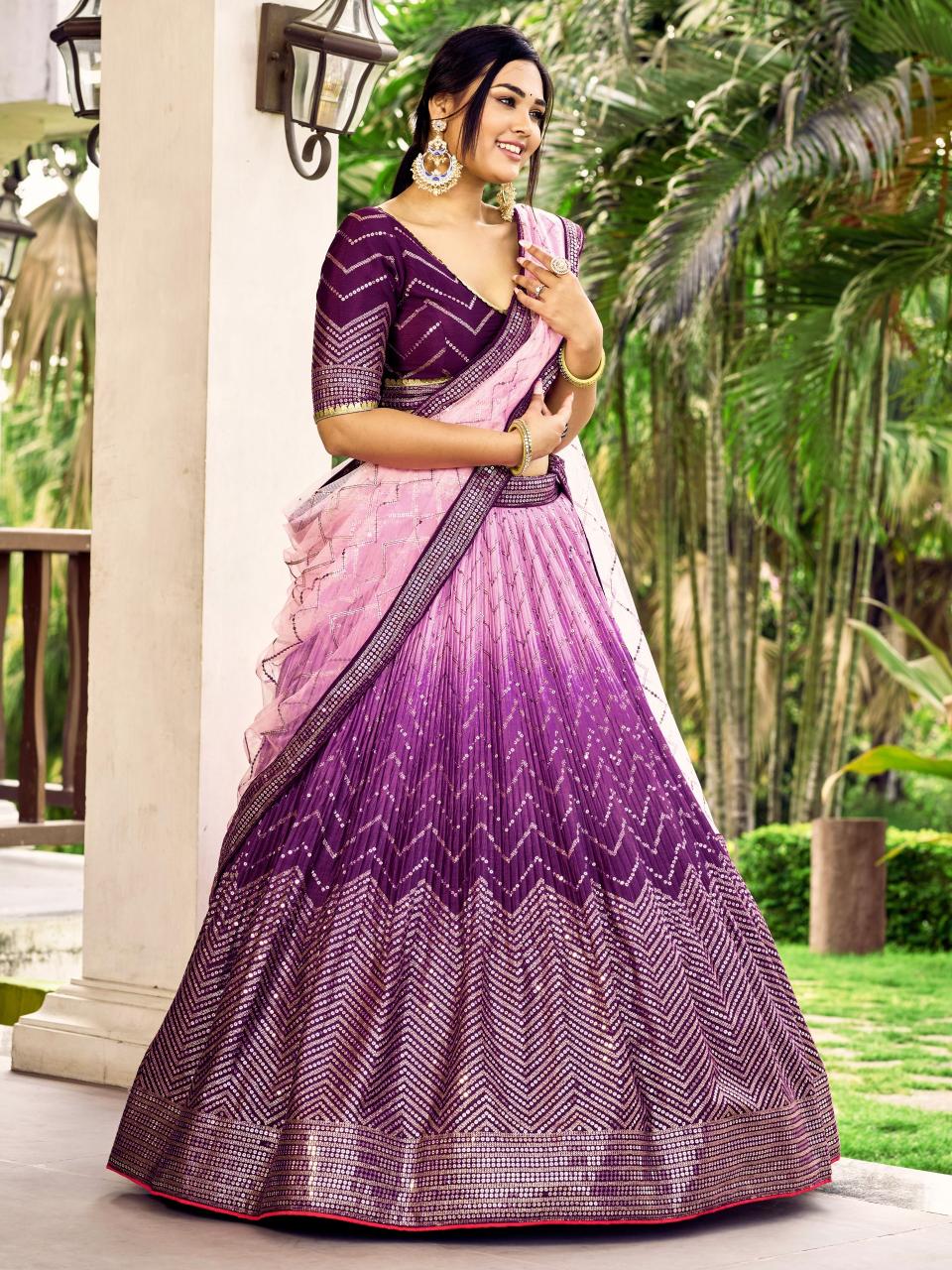 Sabella 5057 Purple catalog lehenga in india online