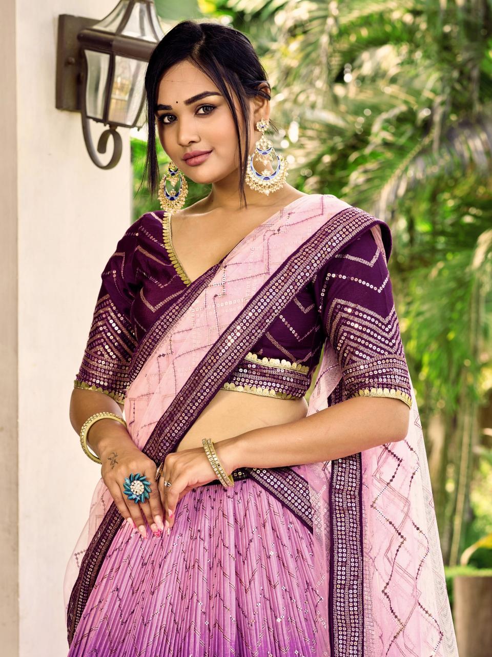 Sabella 5057 Purple catalog lehenga in india online