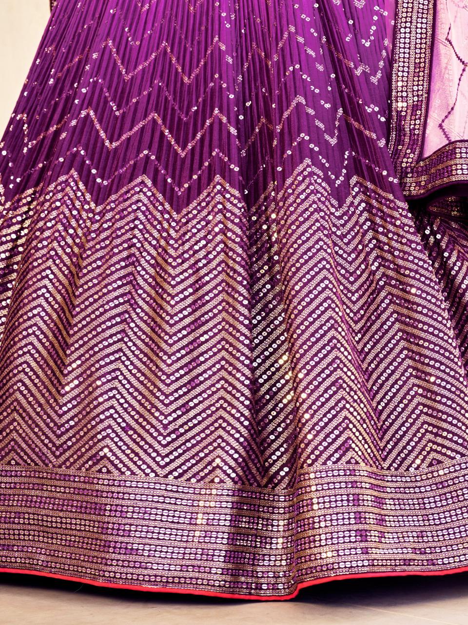 Sabella 5057 Purple catalog lehenga in india online
